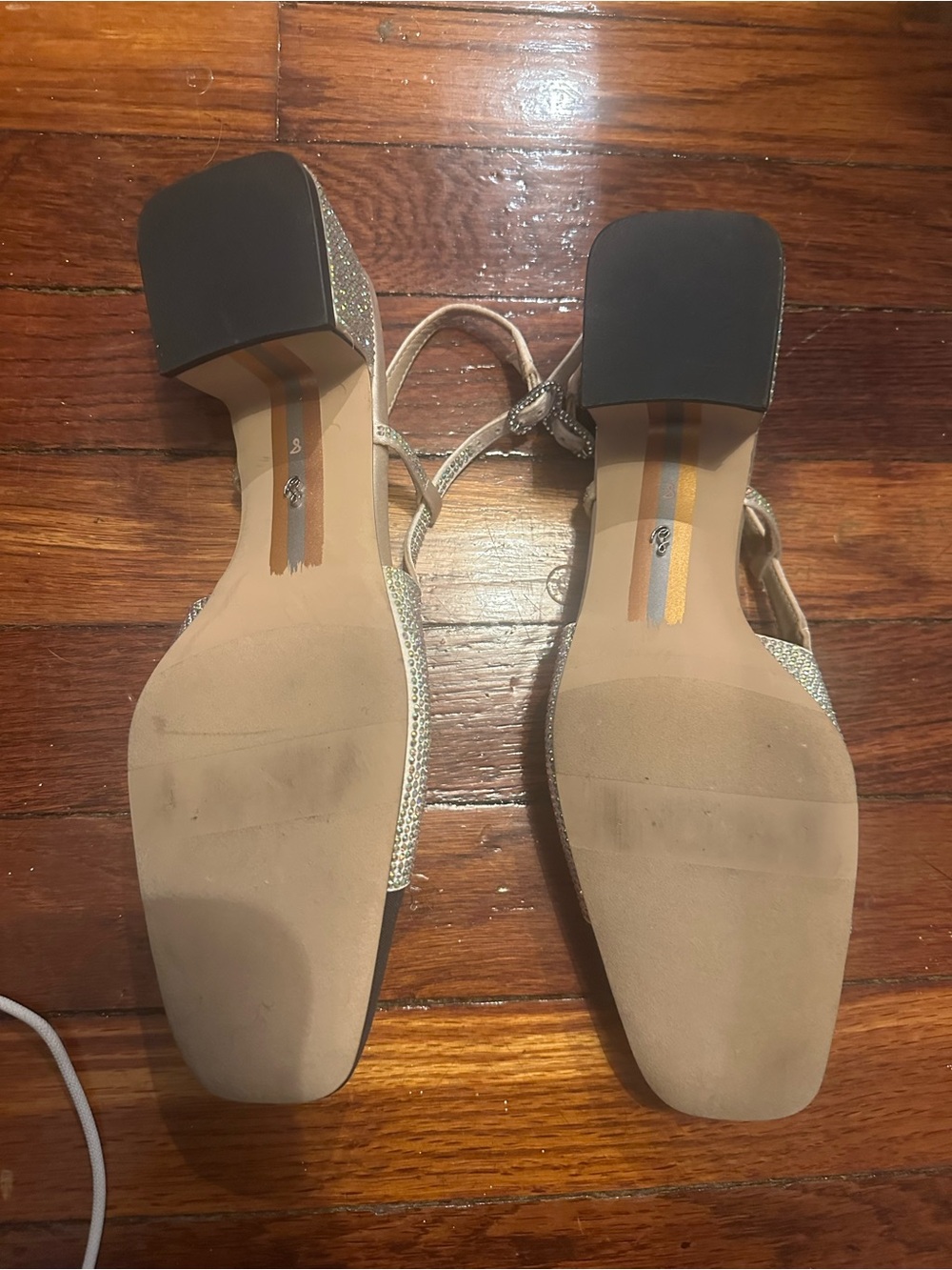 Same Edelman Rhinestone sling backs - Picture 4 of 5
